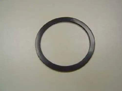 Runde Dichtung von Remeha, in Schwarz, flach ohne erkennbaren Aufdruck, auf hellem Hintergrund.